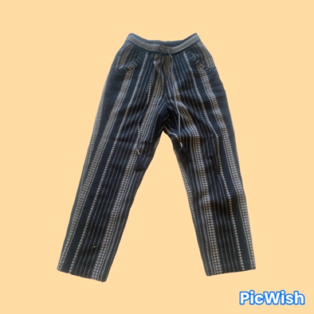 Anthropologie black and white beach pants,Trendy, baggy, comfortable